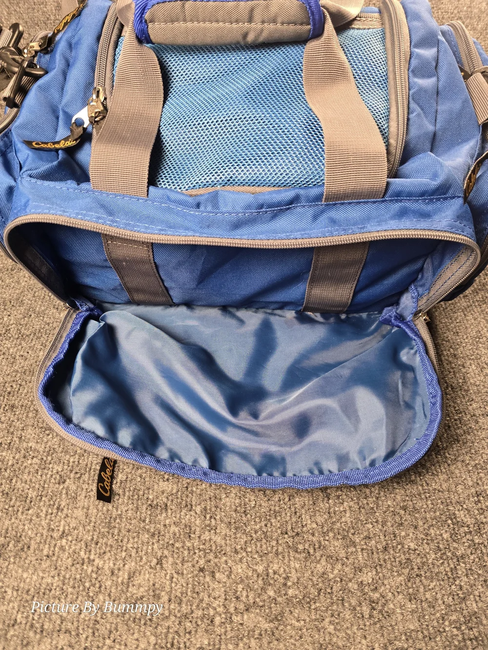 Cabela's Blue & Gray Men's Travel Duffle Bag
